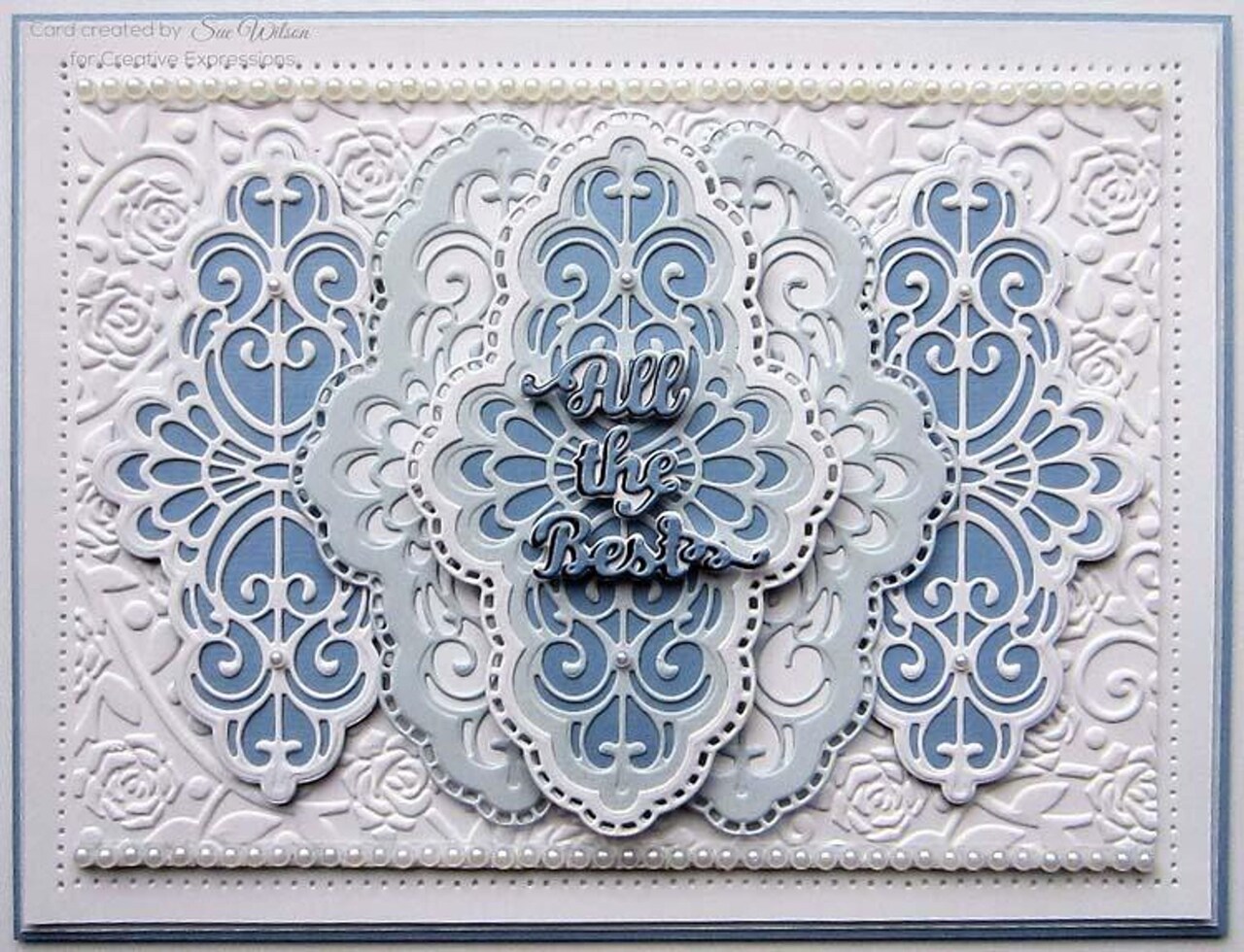 Creative Expressions Dies by Sue Wilson Mini Shadowed Sentiments All the Best